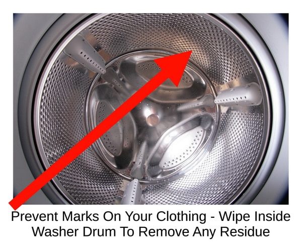 Running a washing machine cleaning cycle