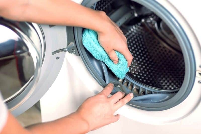 clean washing machine rubber