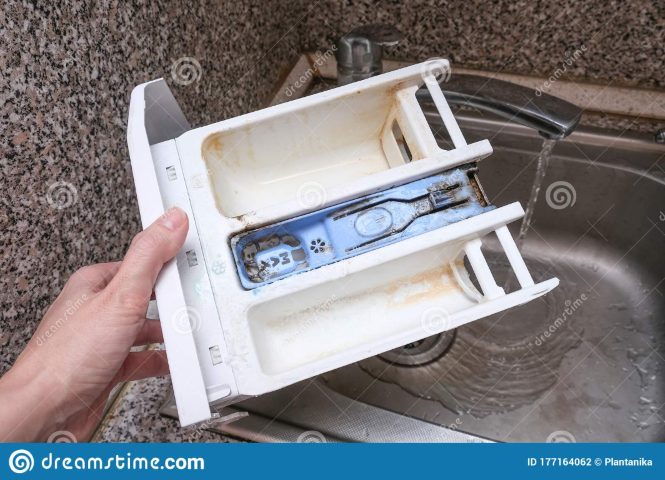 clean washing machine rubber