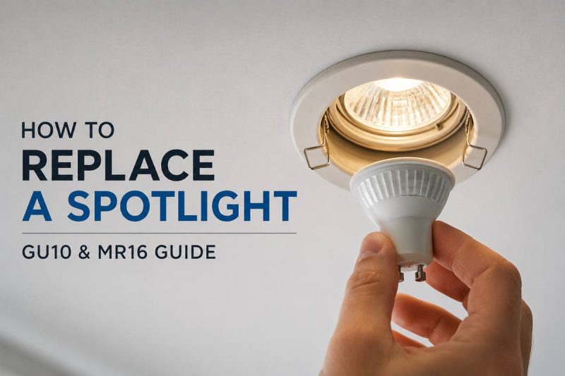 How to Replace a GU10 or MR16 Spotlight Bulb