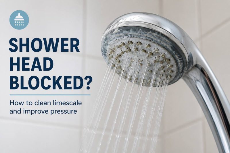 Shower Head Blocked by Limescale? How to Clean It