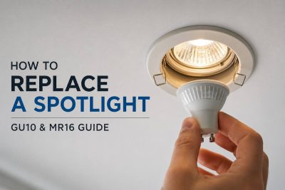 How to Replace a GU10 or MR16 Spotlight Bulb
